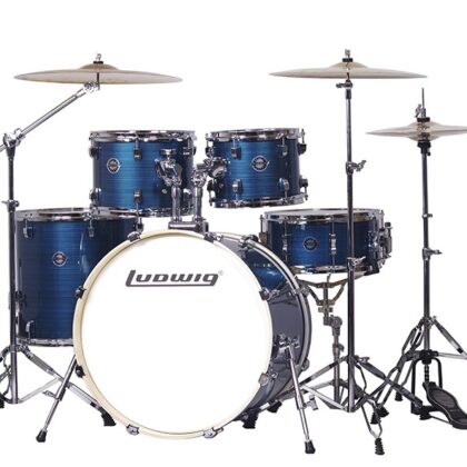 LC196-4 Accent Pro Барабанная установка, синяя (2 коробки), Ludwig