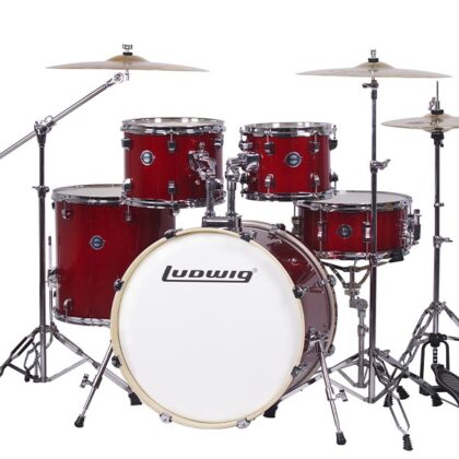 LC197-3 Accent Pro Барабанная установка, красная (2 коробки), Ludwig