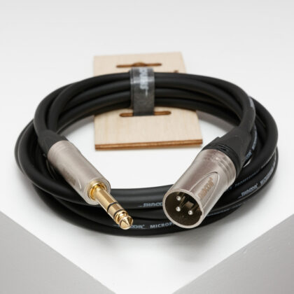 MC226-XMJS-1m Кабель микрофонный, XLRM-6.35мм стерео, 1м, SHNOOR