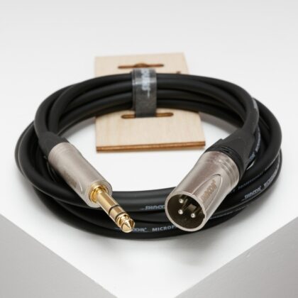MC226-XMJS-5m Кабель микрофонный, XLRM-6.35мм стерео, 5м, SHNOOR