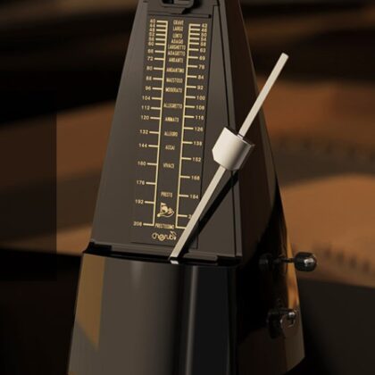 WSM-305-BK Метроном механический, черный, Cherub