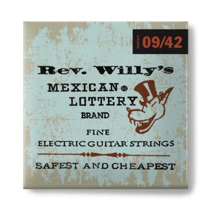 RWN0942 Rev. Willy's Lottery Комплект струн для электрогитары, никелированные, Light, 9-42, Dunlop