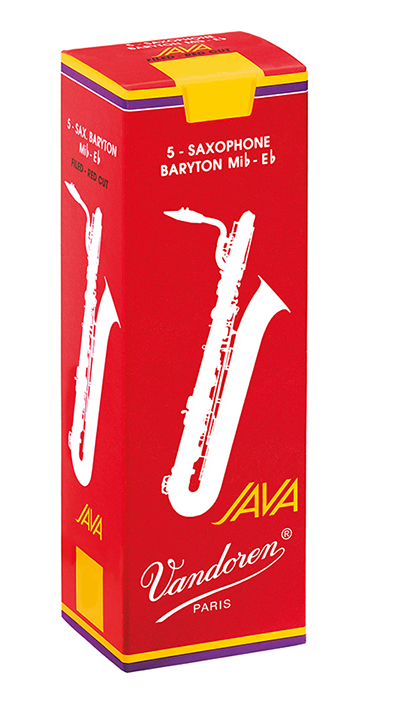 SR3425R JAVA RED CUT Трости для саксофона Баритон №2,5 (5шт) Vandoren
