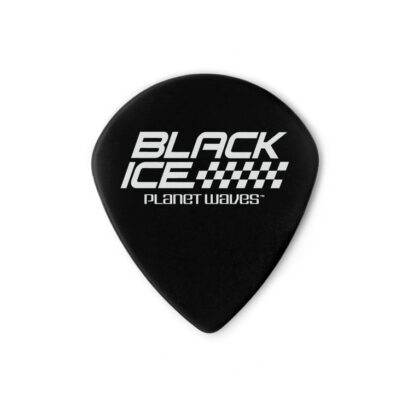3DBK6-10 Black Ice Heavy Медиаторы черные, толстые, 10шт Planet Waves