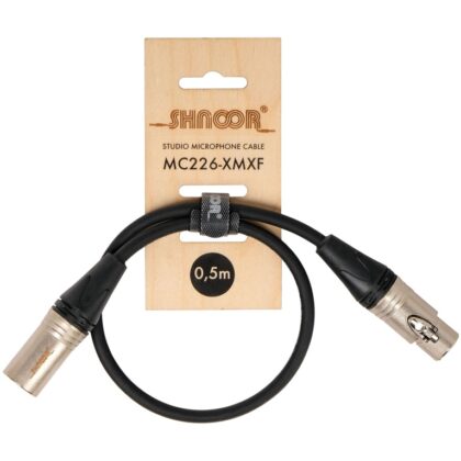 MC226-XMXF-0,5m Кабель микрофонный, XLR, 0,5м, SHNOOR