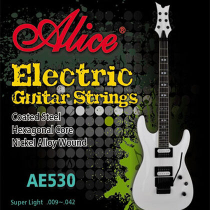 AE530SL 531 Комплект струн для электрогитары, никель, 9-42 Alice