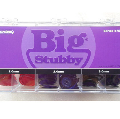 4750 Big Stubby Коробка медиаторов 144шт, 3 толщины, Dunlop