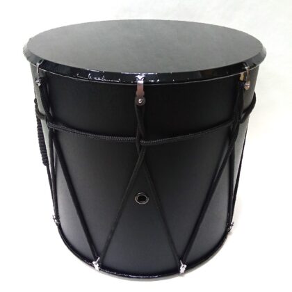MZ-B12bKB Барабан кавказский 12", черный, черные мембраны, с чехлом, MEZZO