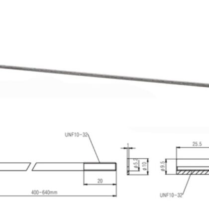 RS-002-590 Анкерный стержень, 590мм, Metallor