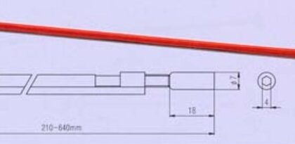 RD-003-580 Анкерный стержень, 580мм, Metallor