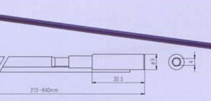 RD-102-610 Анкерный стержень, 610мм, Metallor