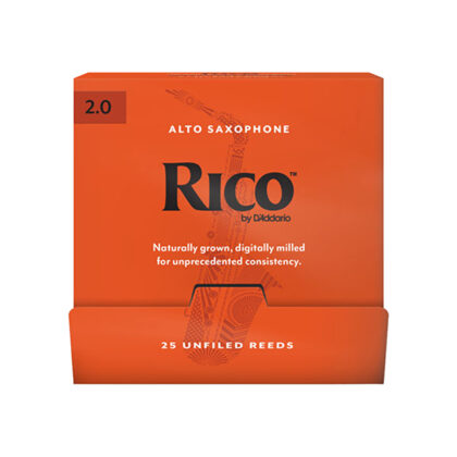 RJA0120-B25 Rico Трости для саксофона альт, размер 2.0, 25шт в индивидуальной упаковке, Rico