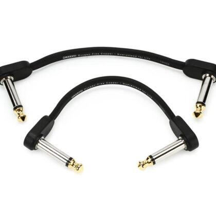 PW-FPRR-206 Custom Series Flat Инструментальный патч-кабель, 2шт, 15см, Planet Waves