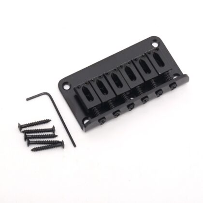 M508BK Фиксированный бридж для электрогитары, Strat/Tele, черный, Musiclily