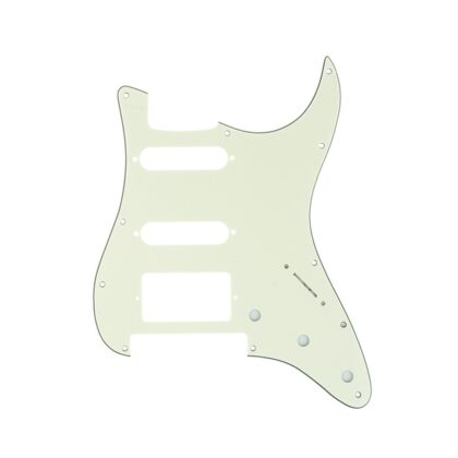 MX1380IV Пикгард для гитары Fender Stratocaster HSS, 3 слоя, слоновая кость, Musiclily