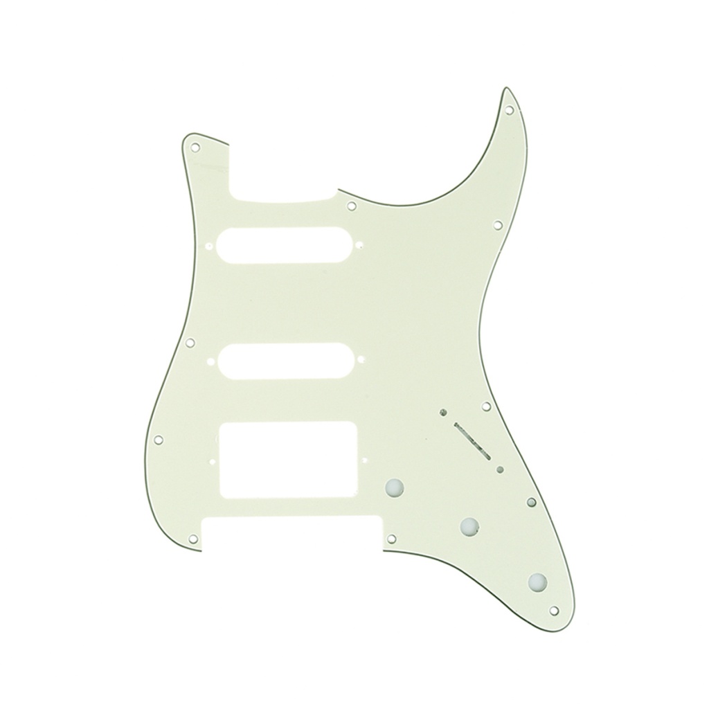 MX1380IV Пикгард для гитары Fender Stratocaster HSS, 3 слоя, слоновая кость, Musiclily