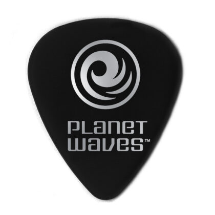 1CBK4-10 Celluloid Medium Медиаторы премиум-класса черные, средние, целлулоид, 10шт Planet Waves