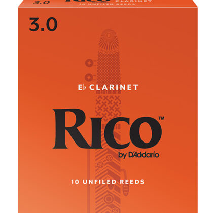 RBA1030 Rico Трости для кларнета Eb, размер 3.0, 10шт, Rico
