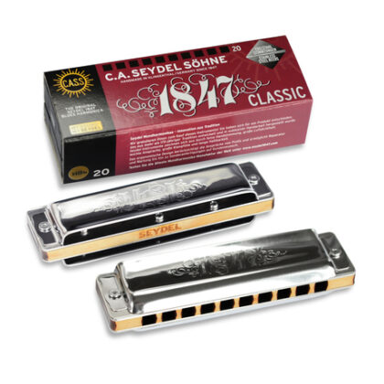 16201HBB 1847 Classic High Bb Губная гармошка, Seydel Sohne