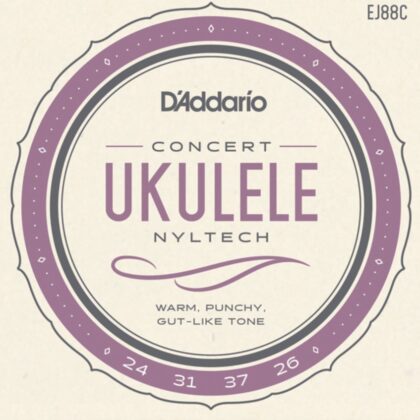 EJ88C Комплект струн для концертного укулеле, D'Addario