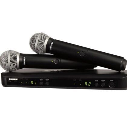 BLX288E/PG58-M17 Беспроводная микрофонная система, 2 ручных передатчика, 662-686 МГц, Shure