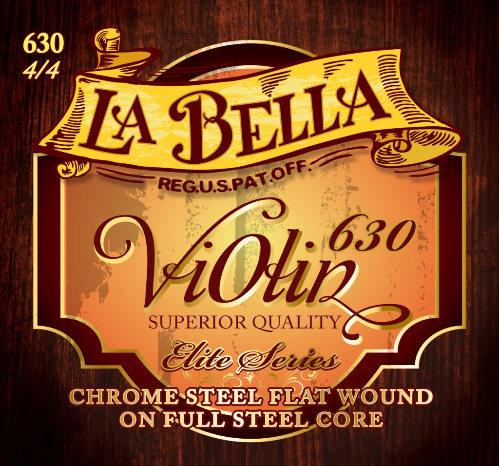630-4/4 Комплект струн для скрипки La Bella