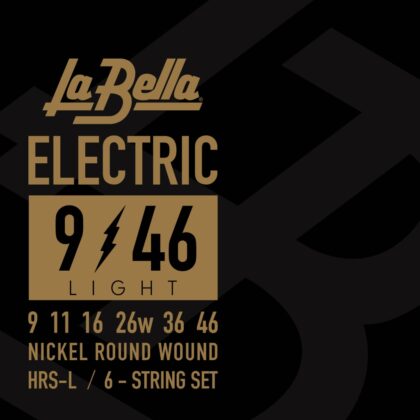 HRS-L HRS Комплект струн для электрогитары, никелированные, 9-46, La Bella