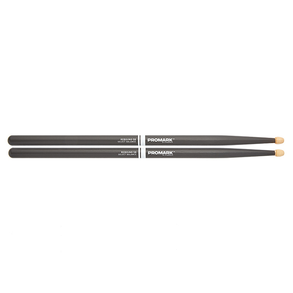 RBH565AW-GRAY 5A Rebound Барабанные палочки, серые, смещенный баланс, орех гикори, ProMark