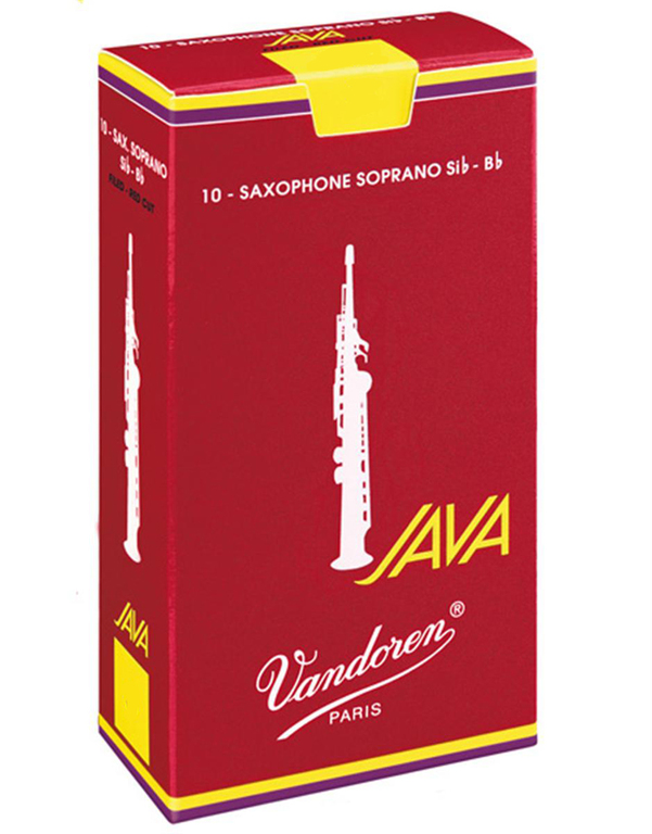 SR303R JAVA Red Cut Трости для саксофона Сопрано №3 (10шт) Vandoren
