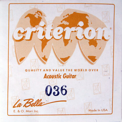 CGW036 Отдельная 5-я струна, бронза, 036, La Bella