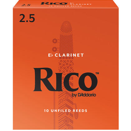 RBA1025 Rico Трости для кларнета Eb, размер 2.5, 10шт, Rico