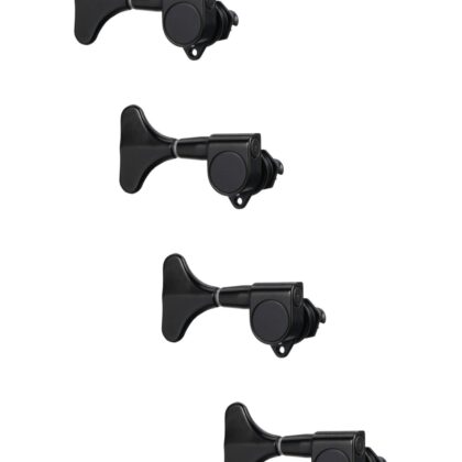 JB-150-4R-BK Колки для бас-гитары 4п, чёрные, Paxphil