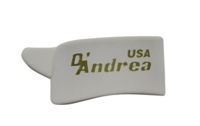 R373-LG-WHT Медиатор на большой палец (коготь), 12 штук D'Andrea