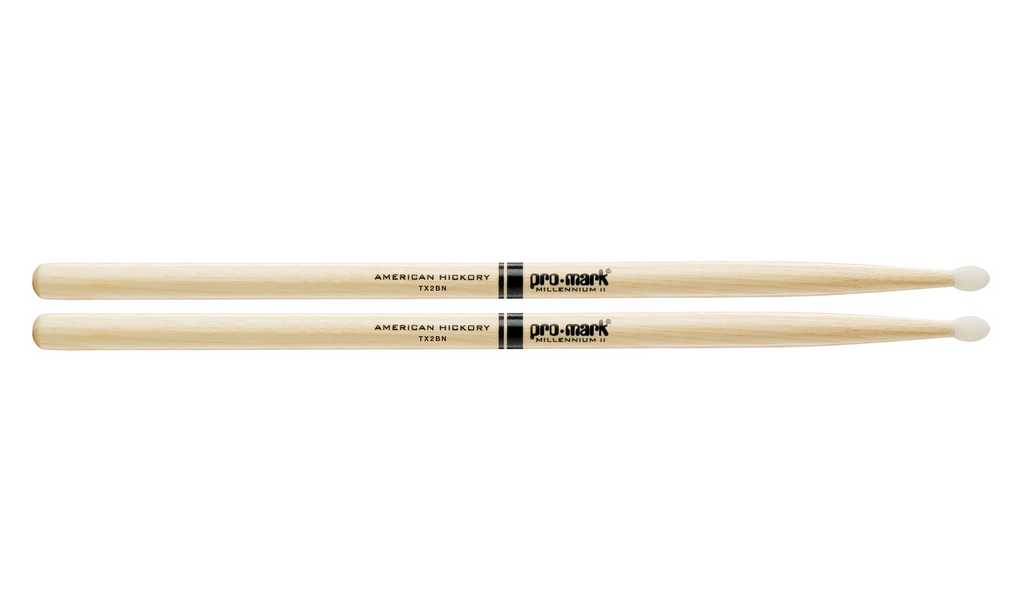 TX2BN 2B Барабанные палочки, орех гикори, нейлоновый наконечник, ProMark