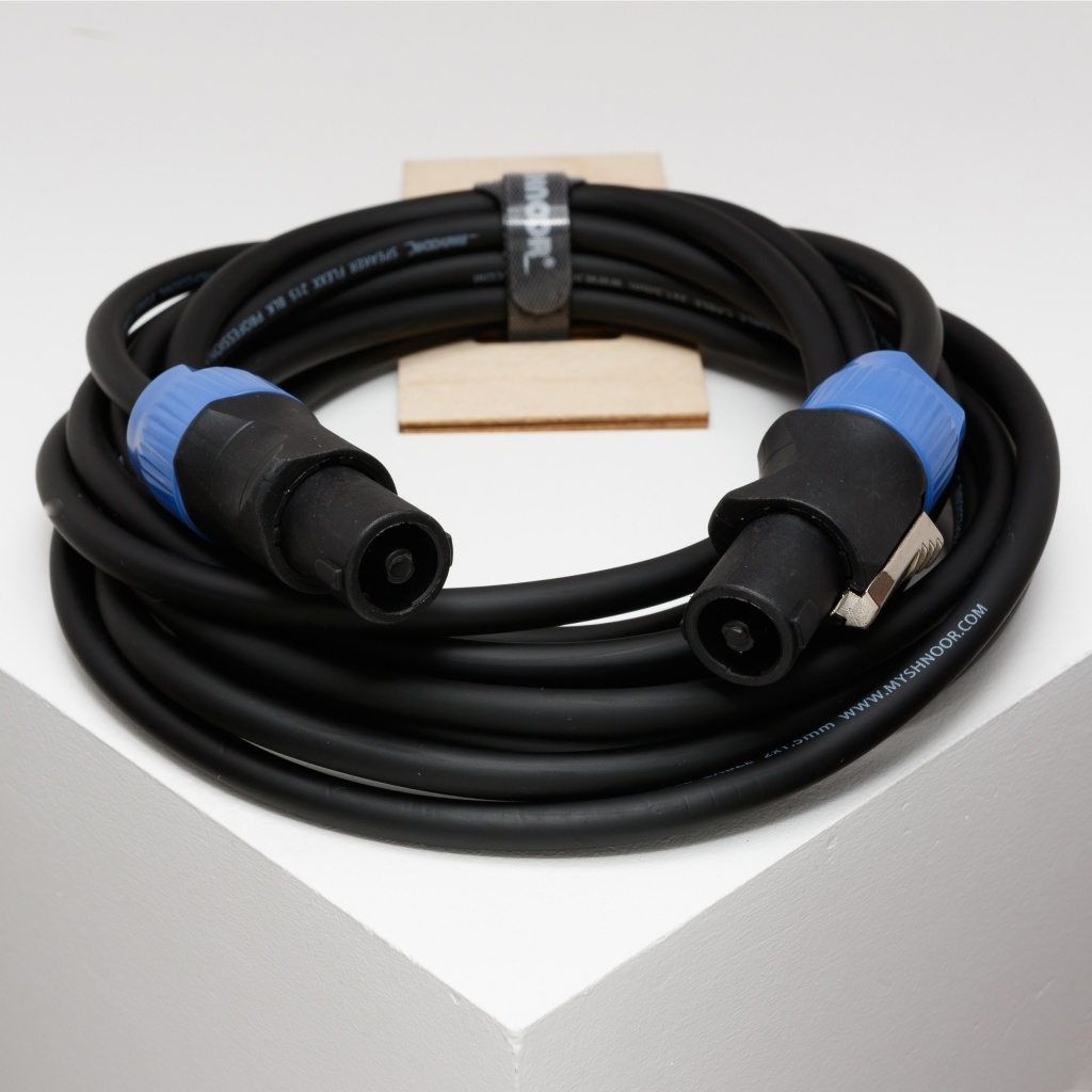 SC215-SPSP-30m Кабель акустический гибкий, 2x1,5мм, Speakon, 30м, SHNOOR