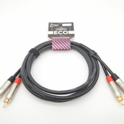 E27-2RCA-2RCA-0200-0 Кабель аудио 2хRCA-2хRCA, 2м, ZZcable