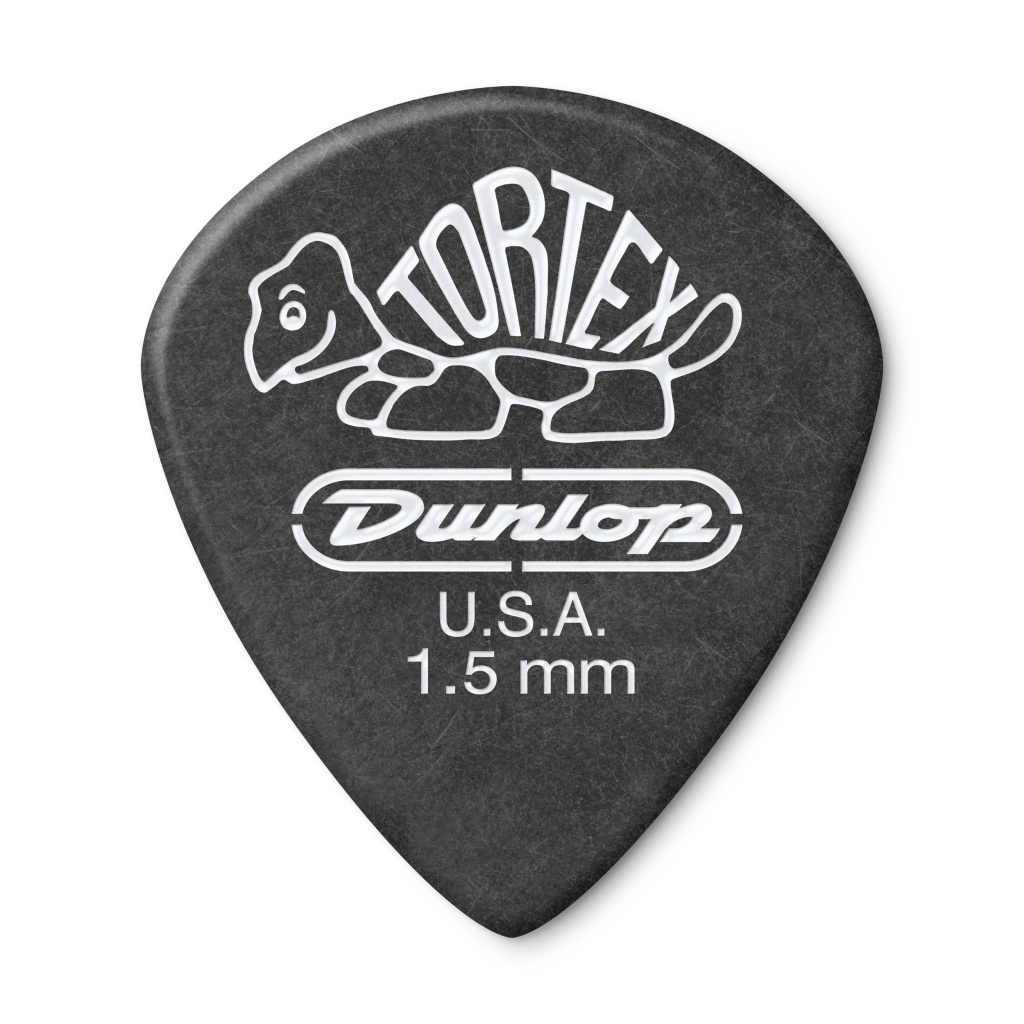 482P1.50 Tortex Pitch Black Jazz III Медиаторы 12шт, толщина 1,50мм, Dunlop