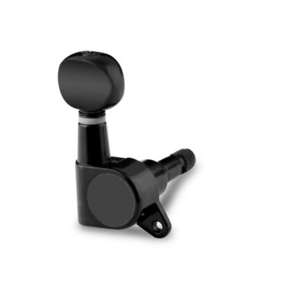 J-05-BK-6-in-line Колки для гитары 6л, черные, Metallor