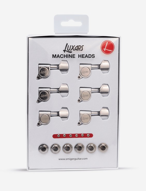 LTA-16A-CR Колки для гитары, 6л, хром, Luxars