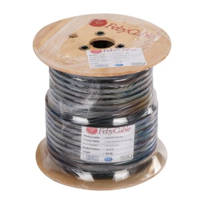 FC425BK-50 Кабель акустический, черный, 50м, Feby Cable