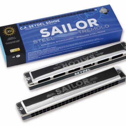 26480G Sailor Steel G Губная гармошка тремоло, Seydel Sohne