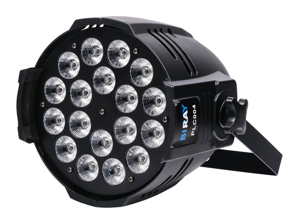 PLC004 Светодиодный прожектор, RGBW LED 18х8Вт, Bi Ray