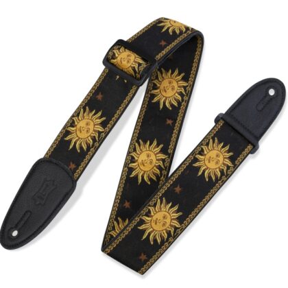 MPJG-SUN-BLK Print Series Ремень для гитары, тканый, солнце/черный, Levy's