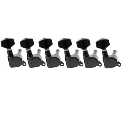 MX1342BK-6 Колки для гитары 6п, черные, Musiclily