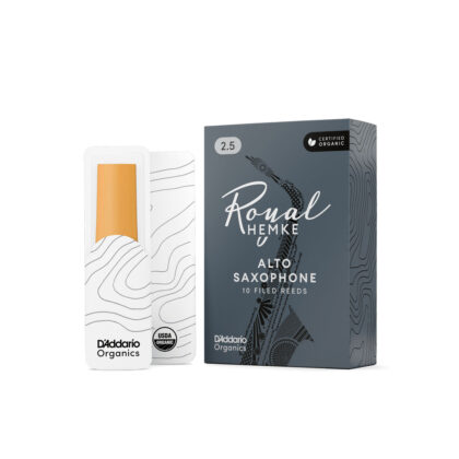 RHKP10ASX250 Royal Hemke Organic Трости для саксофона альт, размер 2.5, 10шт, D'Addario