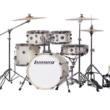 LC196-2 Accent Pro Барабанная установка, белая (2 коробки), Ludwig