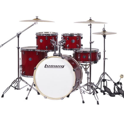 LC196-3 Accent Pro Барабанная установка, красная (2 коробки), Ludwig