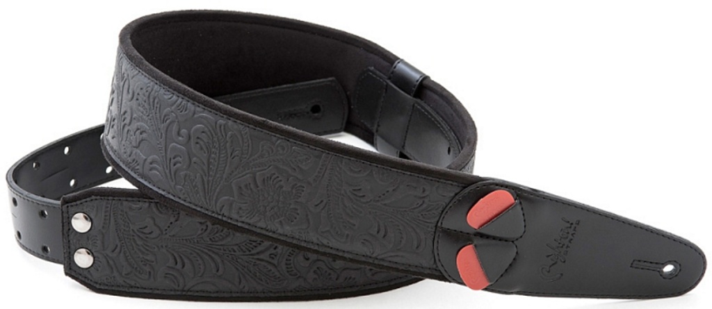 8401070130703 Mojo Sandokan Black Ремень для гитары, RightOn Straps
