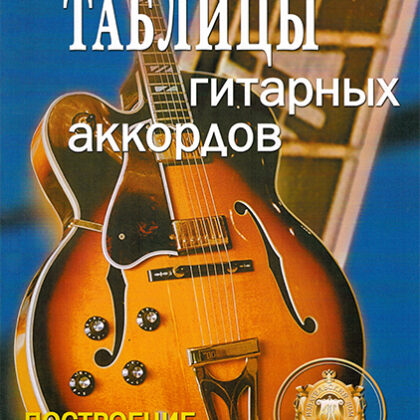 5-89608-029-8 Таблицы гитарных аккордов, Издательский дом В.Катанского