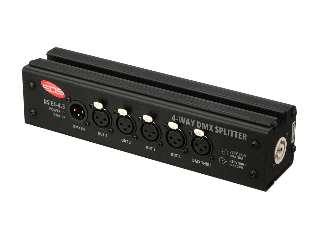 DS-E1-4.3 Туровый DMX сплиттер, EDS